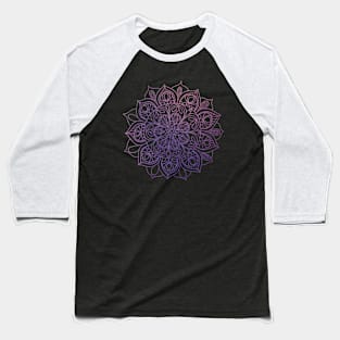 Lavender Mandala Baseball T-Shirt